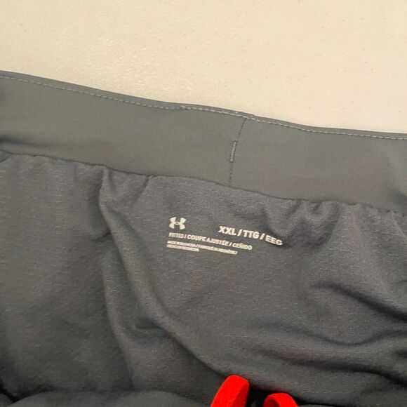 Under Armour Shorts Men's XXL Gray 7" Inseam Lined Athletic Running - Picture 6 of 11